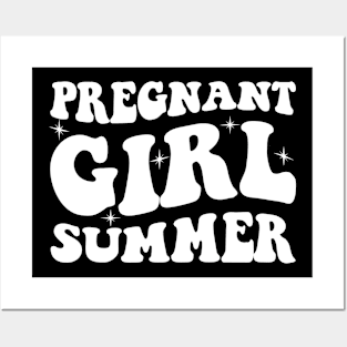 Pregnant Girl Summer Posters and Art